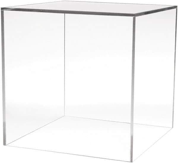 ECONOCO - 12" High x 12" Wide x 12" Deep, Display Cube Plastic Shelving - Clear - All Tool & Supply