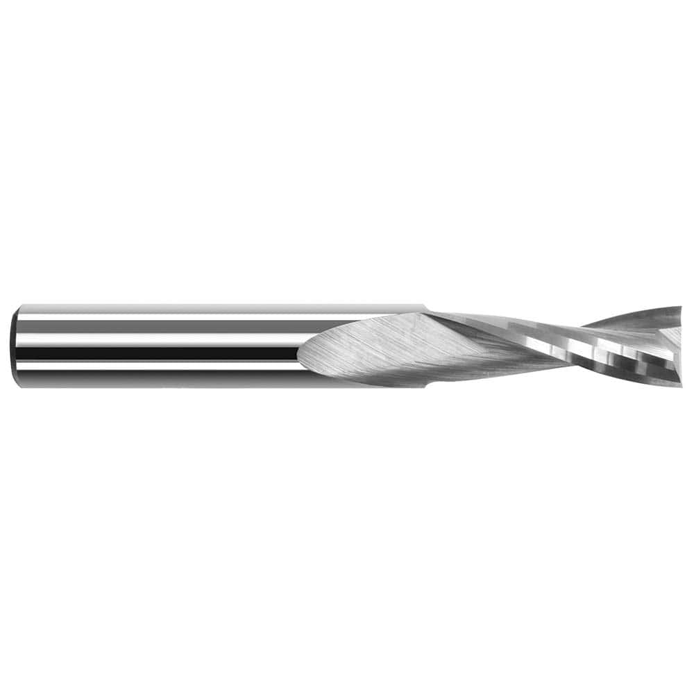 Harvey Tool - 7/64", 0.327" LOC, 1/8" Shank Diam, 1-1/2" OAL, 2 Flute Solid Carbide Square End Mill - Exact Industrial Supply