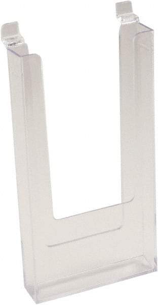 ECONOCO - 4-1/2" Wide x 1" Deep x 9" High, 1 Compartment, Acrylic Literature Holder - Clear, 4-7/16" Compartment Width x 13/16" Compartment Depth x 8-1/4" Compartment Height - All Tool & Supply