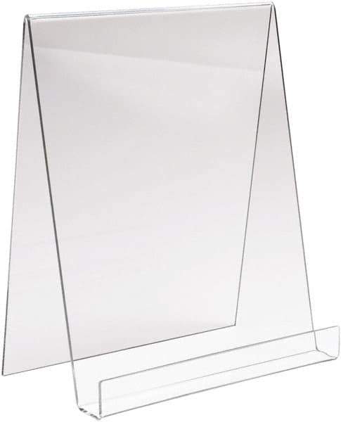 ECONOCO - 9" Wide x 11" High, Acrylic Display Easel - Clear - All Tool & Supply