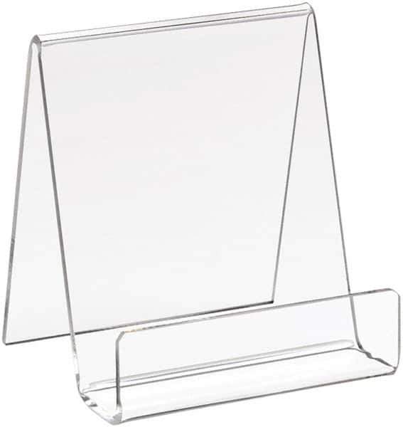 ECONOCO - 3-1/2" Wide x 4" High, Acrylic Display Easel - Clear - All Tool & Supply