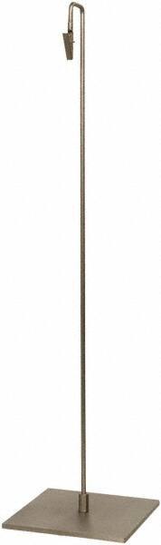 ECONOCO - 6 Inch Wide x 24 Inch High Sign Compatibility, Steel Sign Holder - Satin Nickel, 24 Inch Holder Height, Holds 1 Sign - All Tool & Supply