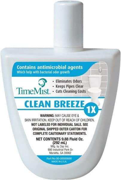 TimeMist - 10.5 oz Air Freshener Dispenser Refill - Clean/Fresh, Compatible with TimeMist Virtual Janitors - All Tool & Supply