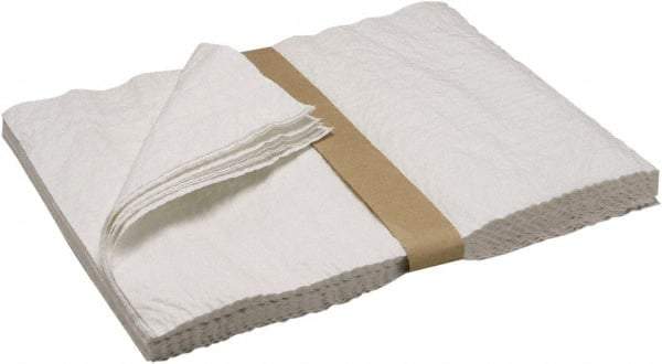 Ability One - Dry Shop Towel/Industrial Wipes - 13" x 18" Sheet Size, White - All Tool & Supply