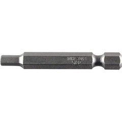 Wiha - 3mm Hex Power Bit - 1/4" Drive, 50mm OAL - All Tool & Supply