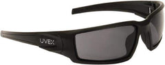 Uvex - Gray Lenses, Framed Safety Glasses - Anti-Fog, Scratch Resistant, Size Universal, Wrap Around - All Tool & Supply