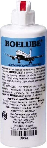 Boelube - BoeLube, 4 oz Bottle Cutting Fluid - Liquid, For Grinding, Sawing, Stamping, Near Dry Machining (NDM) - All Tool & Supply