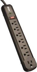 Tripp-Lite - 7 Outlets, 120 VAC15 Amps, 4' Cord, Power Outlet Strip - Floor, Keyhole Mount, 5-15 NEMA Configuration, 12.4" Strip - All Tool & Supply