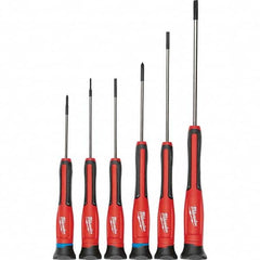 Milwaukee Tool - Screwdriver Sets Screwdriver Types Included: Slotted & Phillips Number of Pieces: 6 - All Tool & Supply