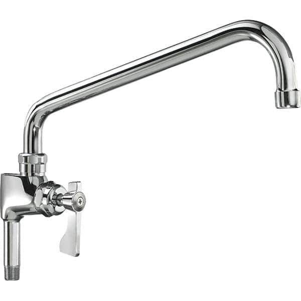 Krowne - Base Mount, Low Arc Add-On Faucet for Pre-Rinse Units - One Handle, Blade Handle, Swing Spout and Nozzle, No Drain - All Tool & Supply