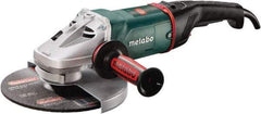 Metabo - 9" Wheel Diam, 6,600 RPM, Corded Angle & Disc Grinder - 5/8-11 Spindle - All Tool & Supply