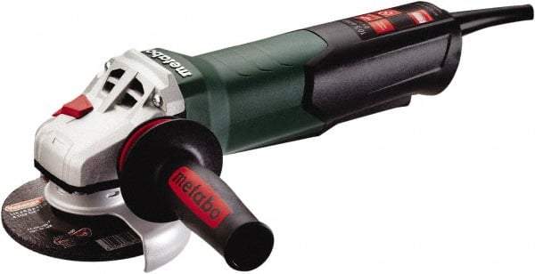 Metabo - 6" Wheel Diam, 9,600 RPM, Corded Angle & Disc Grinder - 5/8-11 Spindle, 120 Volts, 10.5 Amps - All Tool & Supply