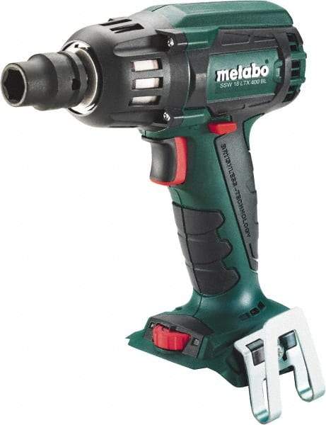 Metabo - 1/2" Drive 18 Volt Pistol Grip Cordless Impact Wrench & Ratchet - 2,150 RPM, 295 Ft/Lb Torque, Lithium-Ion Batteries Not Included - All Tool & Supply