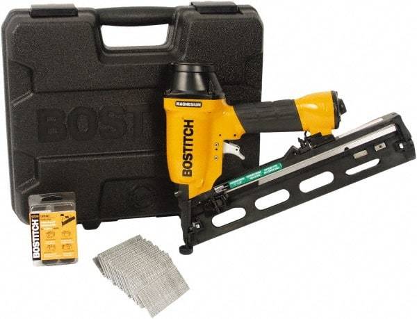 Stanley Bostitch - 1-1/4 to 2-1/2" Nail Length, 15 Gauge Finish Air Nailer Kit - 70 to 120 psi - All Tool & Supply