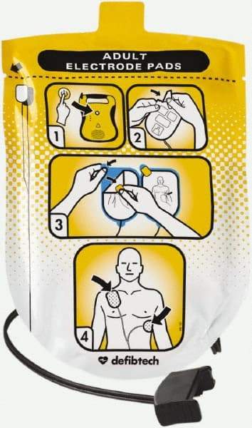 Defibtech - Adult CPR Pad - Compatible With Lifeline AED - All Tool & Supply