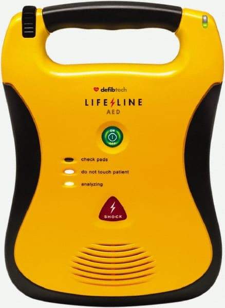 Defibtech - AED Program Management Adult Pad Defibrillator - 9 Volt and Nonrechargeable Lithium Battery Included - All Tool & Supply