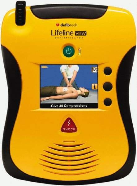 Defibtech - Adult Pad Defibrillator - Nonrechargeable Lithium Battery Included - All Tool & Supply