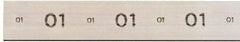 Starrett - 18" Long x 10" Wide x 3/8" Thick, AISI Type O1, Tool Steel Oil-Hardening Flat Stock - + 1/4" Long Tolerance, - 0 - 0.015" Wide Tolerance, +/- 0.001" Thick Tolerance - All Tool & Supply