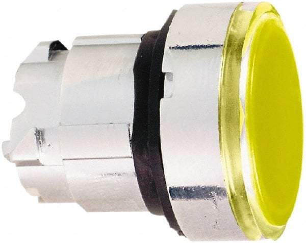 Schneider Electric - 22mm Mount Hole, Flush, Pushbutton Switch Only - Round, Orange Pushbutton, Nonilluminated, Momentary (MO) - All Tool & Supply