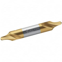 Walter-Titex - Metric Radius Cut 60° Incl Angle High Speed Steel Combo Drill & Countersink - All Tool & Supply