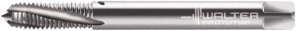 Walter-Prototyp - M16x2.00 Metric 4 Flute 6HX Modified Bottoming Spiral Flute Tap - Powdered Metal, Bright Finish, 110mm OAL, Right Hand Flute, Right Hand Thread, Series 204101 - All Tool & Supply