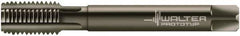 Walter-Prototyp - M22x1.50 Metric Fine 6HX 5 Flute Nitride/Oxide Finish Powdered Metal Straight Flute Machine Tap - Modified Bottoming, Right Hand Thread, 125mm OAL, 24mm Thread Length, Oversize - Exact Industrial Supply