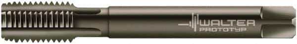 Walter-Prototyp - M30x1.50 Metric Fine 6HX 5 Flute Nitride/Oxide Finish Powdered Metal Straight Flute Machine Tap - Modified Bottoming, Right Hand Thread, 150mm OAL, 26mm Thread Length, Oversize - Exact Industrial Supply