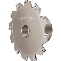 Walter - Shell Mount Connection, 0.1575" Cutting Width, 0.6299" Depth of Cut, 80mm Cutter Diam, 0.8661" Hole Diam, 4 Tooth Indexable Slotting Cutter - F4053.BN Toolholder, LN.X 070204 Insert, Right Hand Cutting Direction - All Tool & Supply