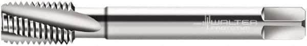 Walter-Prototyp - M30x3.50 Metric 5 Flute 6HX Modified Bottoming Spiral Flute Tap - Powdered Metal, Bright Finish, 180mm OAL, Right Hand Flute, Right Hand Thread, Series 20466 - All Tool & Supply