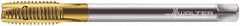 Walter-Prototyp - M16x2.00 Metric, 3 Flute, TiN Finish, Powdered Metal Spiral Point Tap - Plug Chamfer, Right Hand Thread, 110mm OAL, 25mm Thread Length, 12mm Shank Diam, 6H Class of Fit, Series 7026345 - Exact Industrial Supply