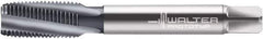 Walter-Prototyp - 7/8-9 UNC 5 Flute 3B Modified Bottoming Spiral Flute Tap - Powdered Metal, TiCN Finish, 4-11/16" OAL, Right Hand Flute, Right Hand Thread, Series A2245876 - All Tool & Supply