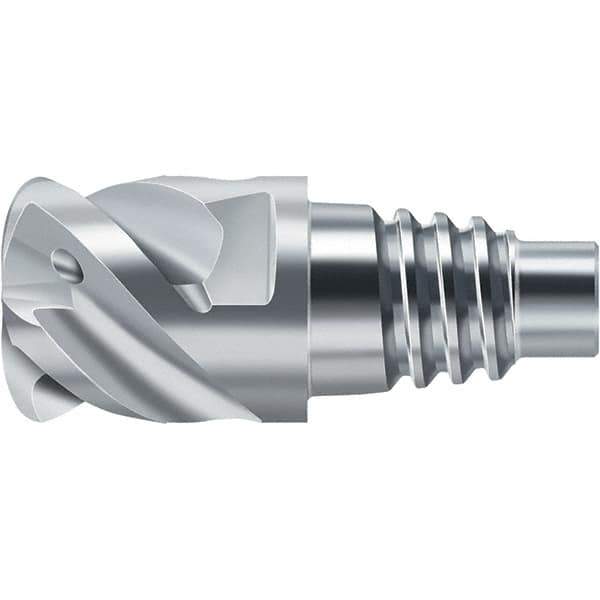 Walter-Prototyp - H2EC Carbide End Milling Tip Insert - TiAlN/TiAl Finish, 4 Flutes, 16mm Cutting Diam, 10mm Depth of Cut, 18.7mm Extension, 0.0787" Cnr Rad - All Tool & Supply