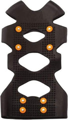 Ergodyne - Size 2XL, (Women's Size 2XL) Strap-On Cleat - Steel Studs Traction, Black - All Tool & Supply