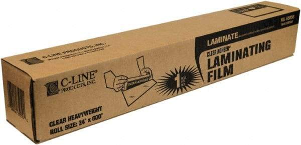 C-LINE - Self-Adhesive Laminating Film - 2 mil Thick x 24" Wide x 50' Long - All Tool & Supply