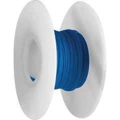 OK Industries - 30 AWG, 1 Strand, 30.4 m OAL, Copper Hook Up Wire - Blue Kynar Jacket, 0.02" Diam - All Tool & Supply