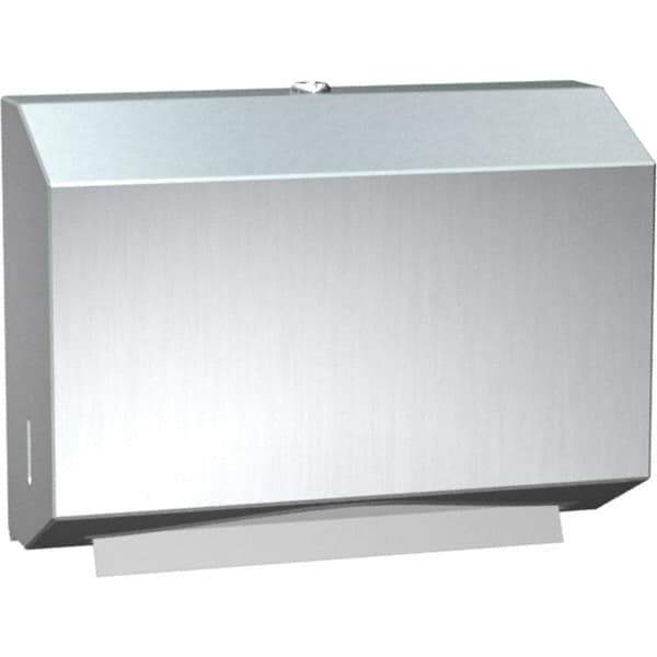 ASI-American Specialties, Inc. - Manual, Stainless Steel Paper Towel Dispenser - 200 C-Fold or 275 Multi-Fold, Silver - All Tool & Supply