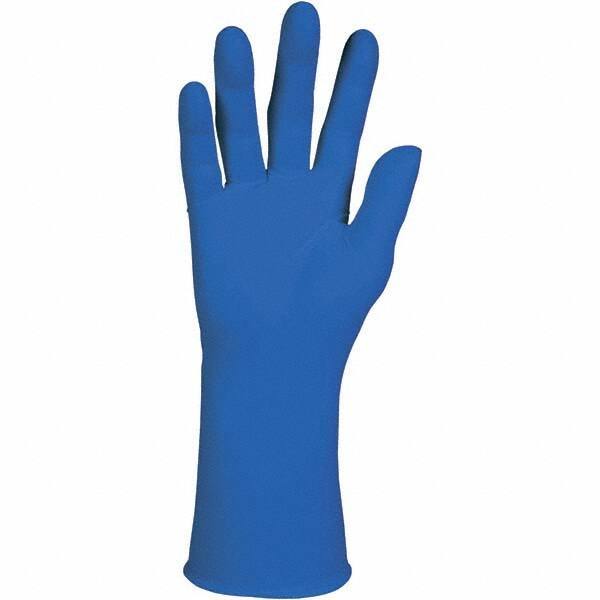 KleenGuard - Size 2XL, 12" Long, 12 mil Thick, Supported, Neoprene/Nitrile Chemical Resistant Gloves - Textured Finish, Straight Cuff, Blue - All Tool & Supply