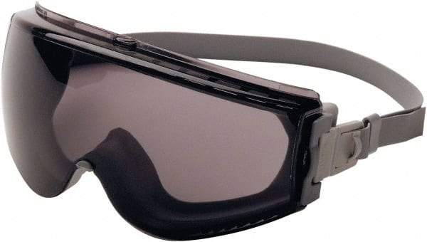 Uvex - Size Universal, Gray Polycarbonate Anti-Fog Lens, Safety Goggles - Indirect Vent, Gray Frame - All Tool & Supply