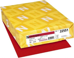 Neenah Paper - 8-1/2" x 11" Red Colored Copy Paper - Use with Laser Printers, Inkjet Printers, Copiers - All Tool & Supply