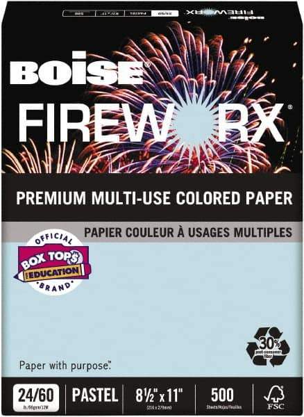 Boise - 8-1/2" x 11" Bottle Rocket Blue Colored Copy Paper - Use with Laser Printers, Copiers, Inkjet Printers - All Tool & Supply