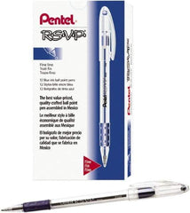 Pentel - Conical Ball Point Pen - Blue - All Tool & Supply