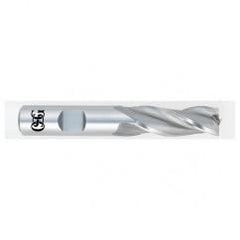 1/2 Dia. x 2-11/16 Overall Length 3-Flute Square End HSS-CO SE End Mill-Round Shank-Center Cutting-Uncoated - All Tool & Supply