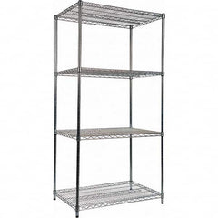 ALERA - 4,000 Lb Capacity 4 Shelf Wire Shelving - Starter Unit - All Tool & Supply