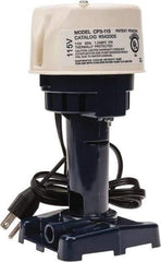 Little Giant Pumps - 1.2 Amp, 115 Volt, 1/30 hp, 1 Phase, Thermal Plastic Evaporative Cooler Pumps Machine Tool & Recirculating Pump - 9.3 GPM, 12 psi, 9" Overall Height, 4-1/2" Body Length, ABS Impeller, Open Fan Cooled Motor - All Tool & Supply