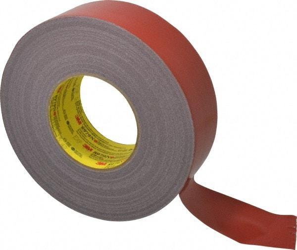 3M - 2" x 55m Red Duct Tape - 12.1 mil, Rubber Adhesive, Polyethylene Film Backing, 36 Lb/ln Tensile Strength, 200°F Max, Series 8979N - All Tool & Supply