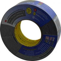 3M - 2" x 55m Black Duct Tape - 12.1 mil, Rubber Adhesive, Polyethylene Film Backing, 36 Lb/ln Tensile Strength, 200°F Max, Series 8979 - All Tool & Supply