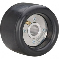 Dynabrade - 5" Wheel OD, 3-1/2" Wheel Width, 3,500 RPM, Aluminum, Pneumatic Wheel with Hub - 15-1/2" Long x 3-1/2" Wide, 1/2" Wheel Arbor Hole - All Tool & Supply