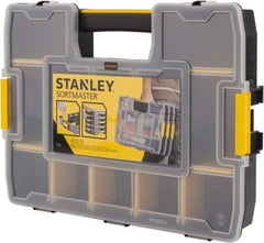 Stanley - 14-39/64" Wide x 2-39/64" High x 11-13/32" Deep, SortMaster Junior - Polypropylene Resin Frame, 14 Compartments - All Tool & Supply