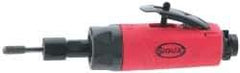 Sioux Tools - 1/4" Collet, Straight Handle, Straight Air Die Grinder - 18,000 RPM, Rear Exhaust, 23 CFM, 0.5 hp, 6.21 bar, 1/4 NPT - All Tool & Supply