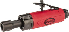 Sioux Tools - 1/4" Collet, Straight Handle, Angle Air Die Grinder - 25,000 RPM, Rear Exhaust, 11 CFM, 0.3 hp, 6.21 bar, 1/4 NPT - All Tool & Supply